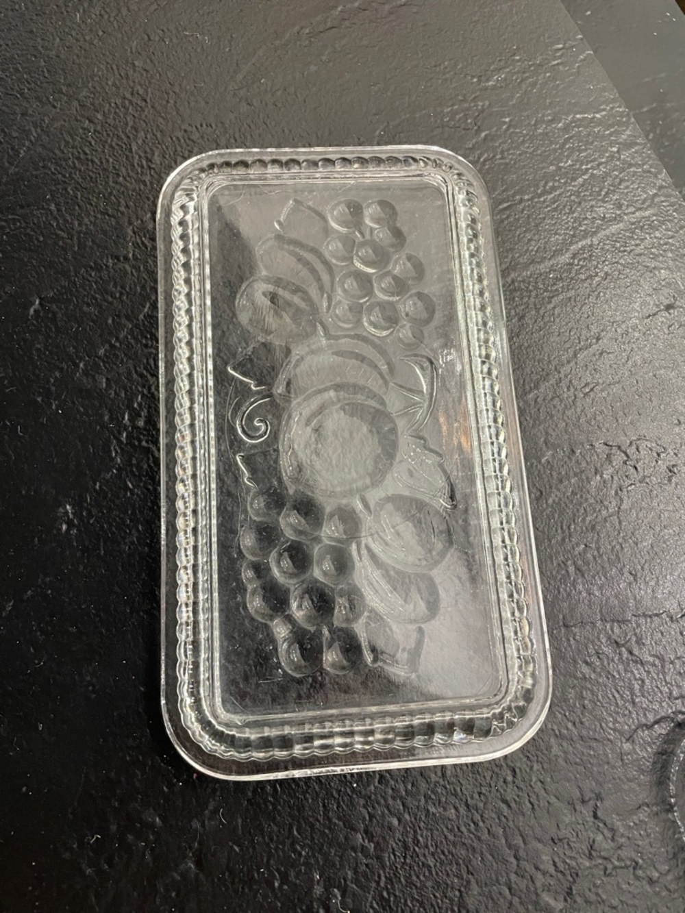 Federal Glass Fridgie lid Clear 9 x 5 1/2